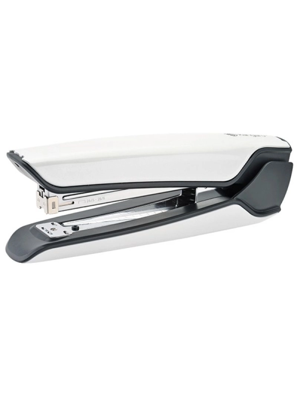 Zszywacz KANGARO Nowa-210S/S, zszywa do 30 kartek, metalowy, w pudełku PP, metaliczny biały