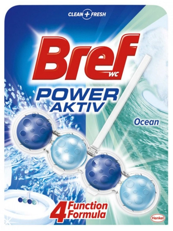 Kulki toaletowe BREF Power Aktiv Ocean, 50g