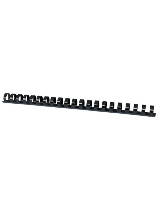Grzbiety do bindowania OFFICE PRODUCTS, A4, 19mm (165 kartek), 100 szt., czarne