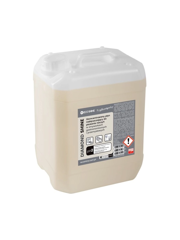 Ecoshine DIAMOND SHINE 5L / 6kg - Płyn nabłyszczający do zmywarek gastronomicznych do miękkiej wody