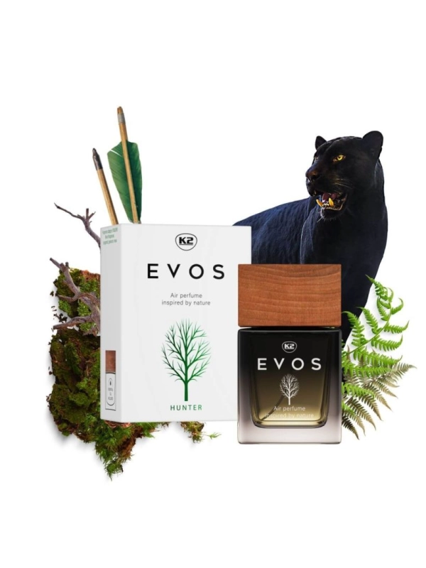 Perfumy do samochodu EVOS K2 HUNTER 50ml Perfumy do samochodu EVOS K2 HUNTER 50ml