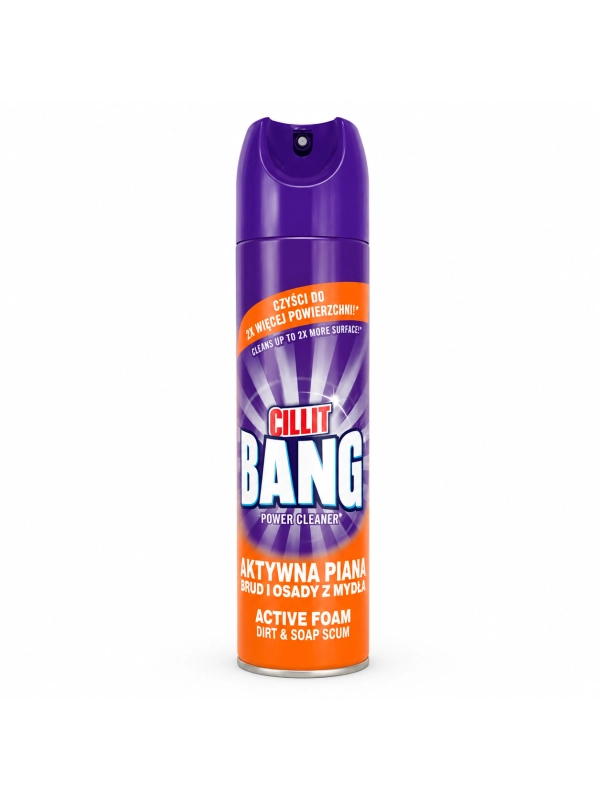 Cillit Bang Aktywna Piana 600ml Brud i Osady z Mydła Cillit Bang Aktywna Piana 600ml Brud i Osady z Mydła