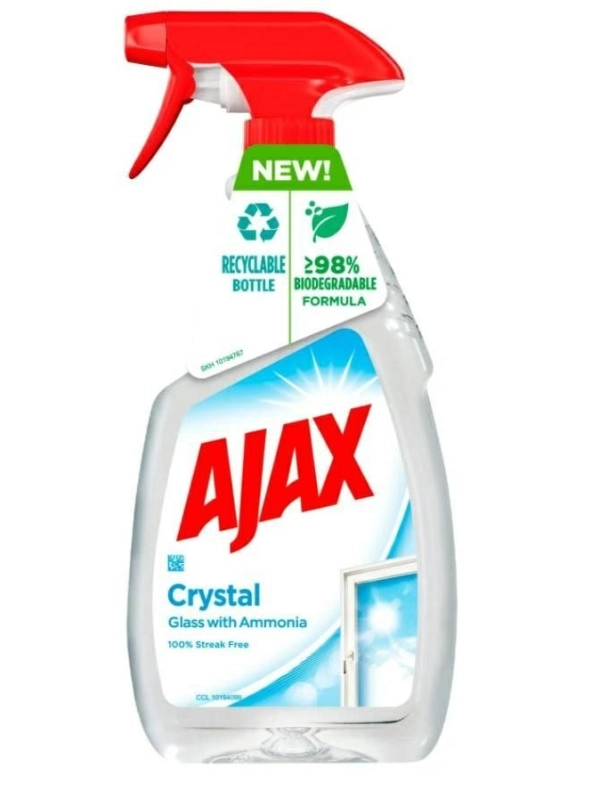 AJAX płyn do szyb 0,5L CRYSTAL z amoniakiem