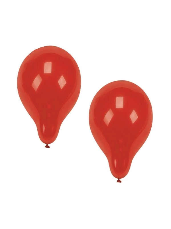 Balony - czerwone, średnica 25cm op. 100 sztuk