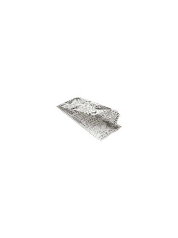 TIMES biała torebka hot-dog 9 + 3x22cm, tłuszczoodporny pergamin, op. 500 sztuk