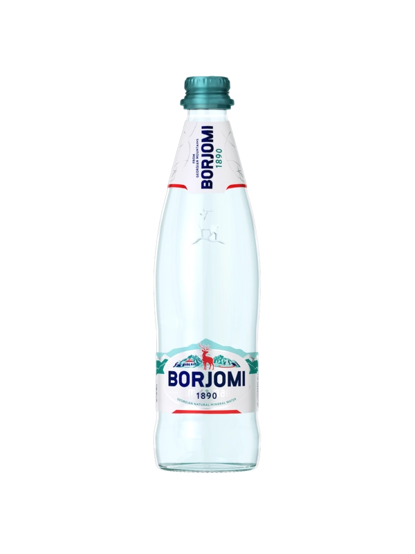 Woda 0,33l naturalnie gazowana op.12szt. BORJOMI butelka szklana