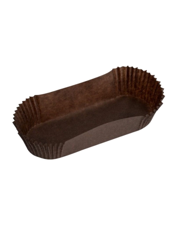 Papilotki owalne 5OV brązowe 105x40x25mm op. 1000 sztuk