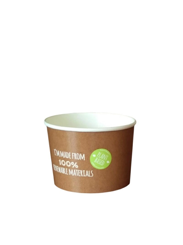 Pojemnik pap. 350ml PLANT PE FoodToGo 12oz, op. 25szt , śr. 90mm
