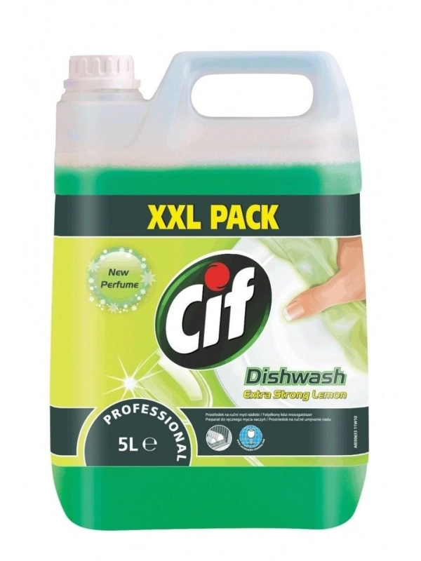 CIF Dishwash 5l Extra Strong lemon fresh koncentrat do ręcznego mycia naczyń