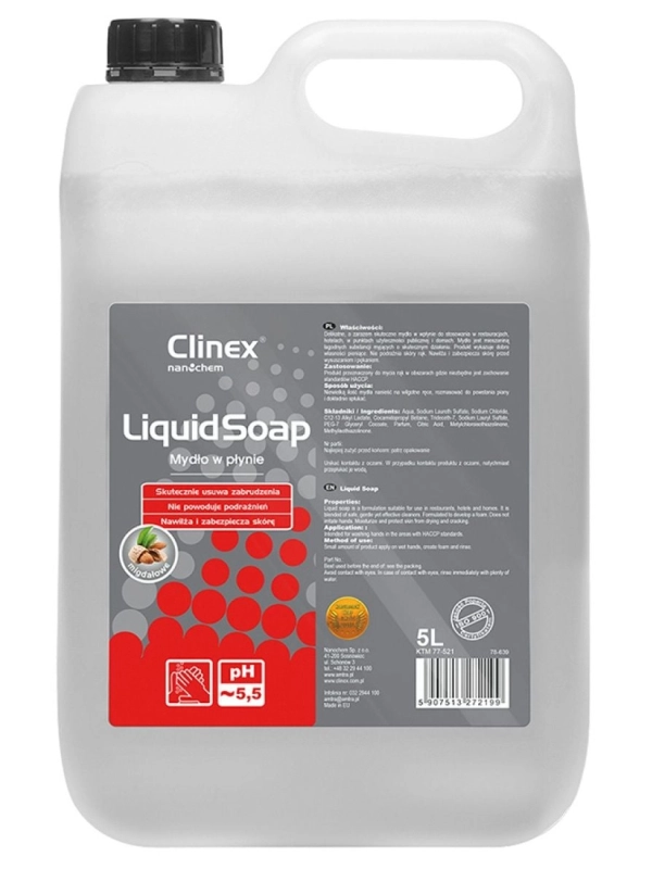Mydło w płynie CLINEX Liquid Soap 5L 77-521