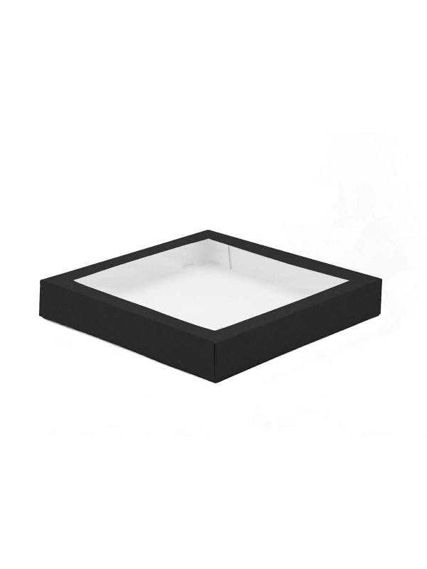 SUSHI box 32x32x5cm op.50szt. czarny OP-36