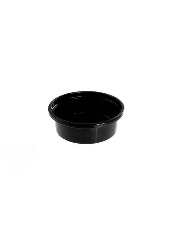 Sosjerka fi.70,3mm PP (POT50N) 50ml op.100szt. (k/30) czarna, WIELORAZOWE