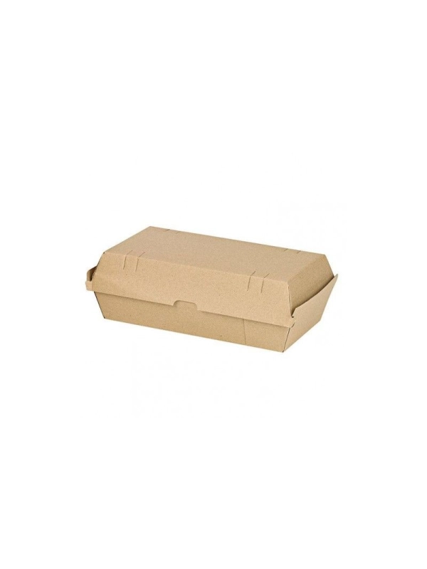 Pudełko BURGER BOX duży KRAFT 240x135x77mm op. 25 sztuk