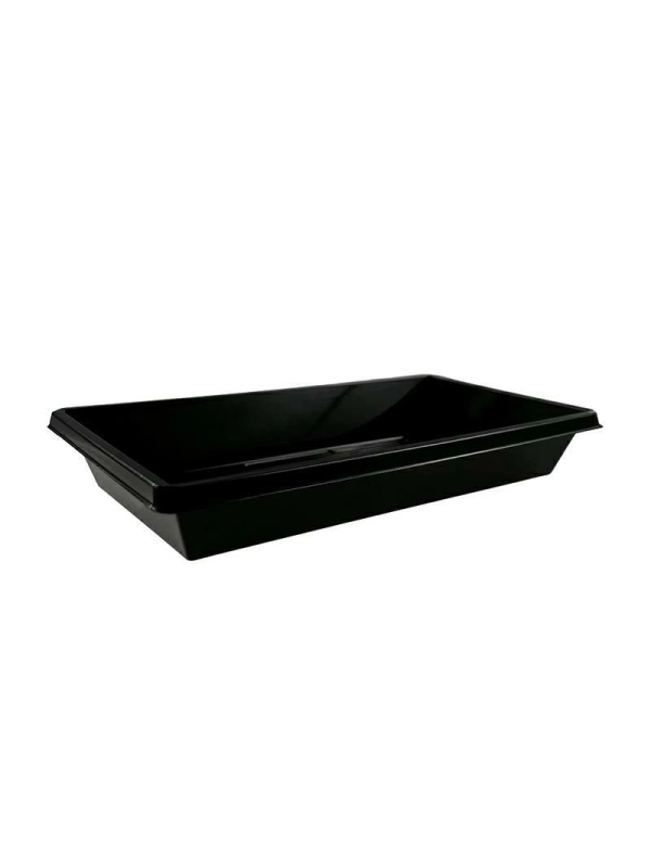 SUSHI 1105 pojemnik czarny, op.864szt 134x74x20 mm, R-PET, DESIPACK
