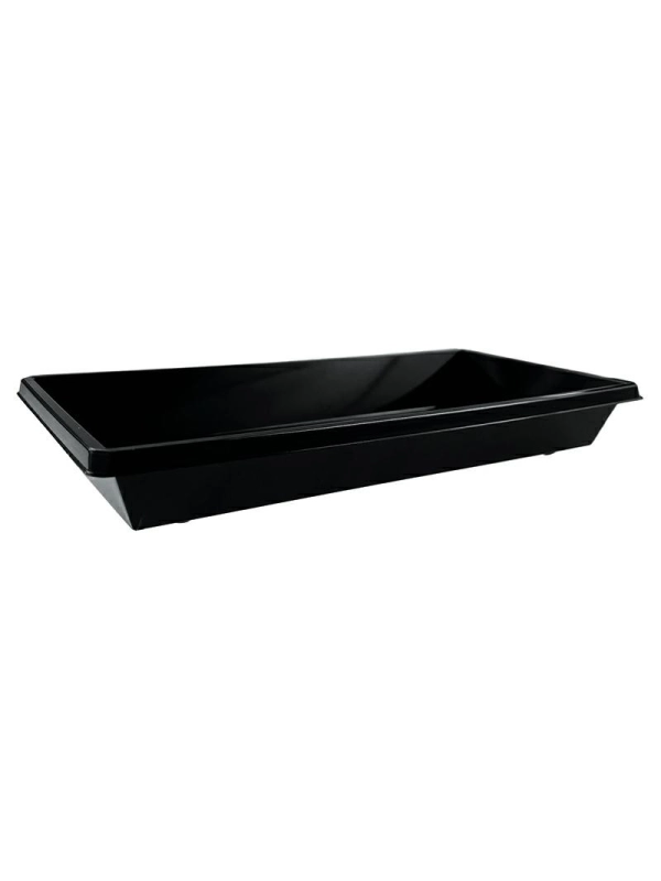 SUSHI 1406 pojemnik czarny, op.640szt 159x79x22mm,R-PET, DESIPACK