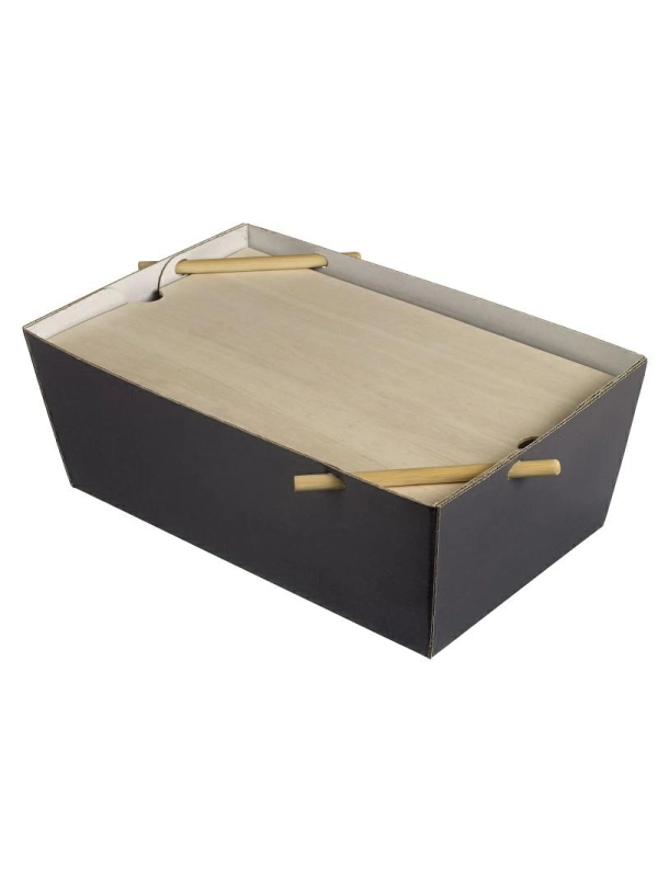 Lunch Box pudełko Bourriche Case zestaw szary łupek op.5szt. (k/6)