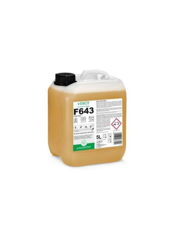 VOIGT Food Grill F643 środek do usuwania spieczonych tłustych zabrudzeń 5l