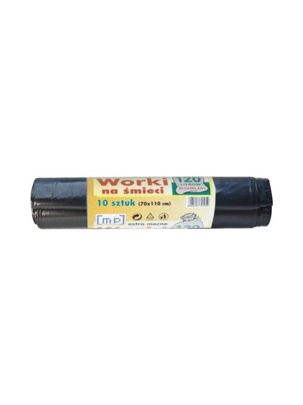Worki na odpady budowlane 120l bardzo grube, 10szt na rolce