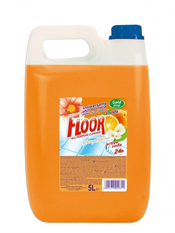 FLOOR 5l ACTiVE SODA Orange Blossom uniwersalny płyn do podłóg, ścian, glazury