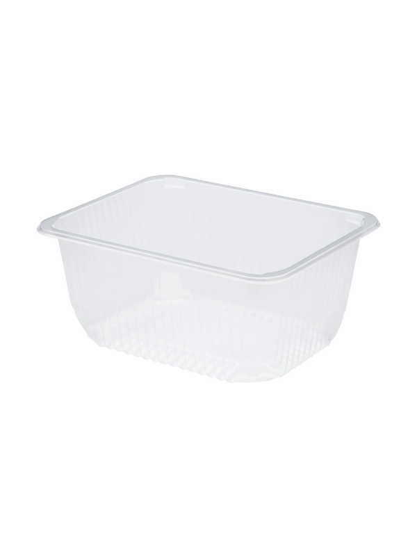 Tacka PP 227x178x100 transp żebrowana G 0186 wysoki op. 380 sztuk