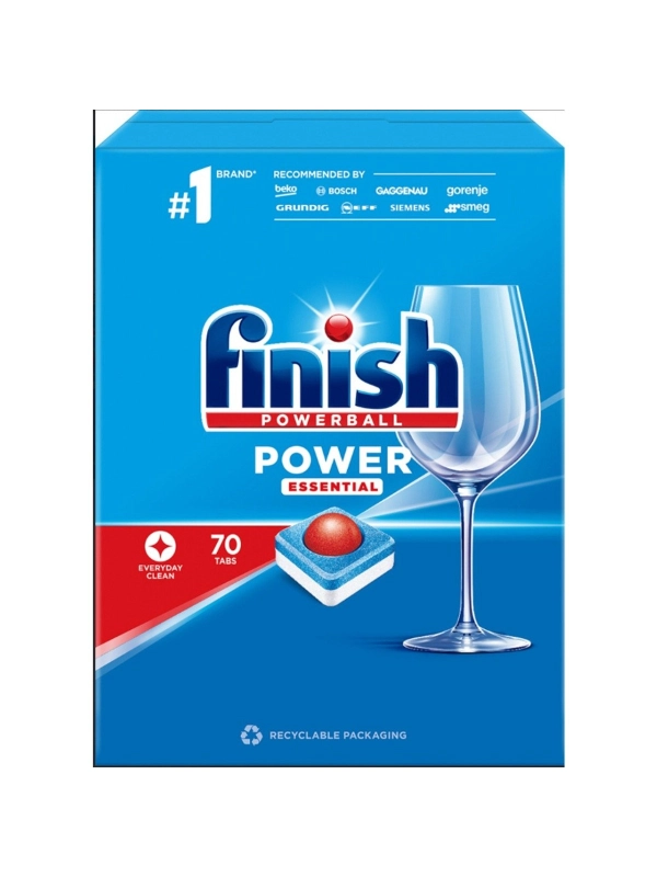 Tabletki do zmywarki FINISH Power Essential, 70szt., regular