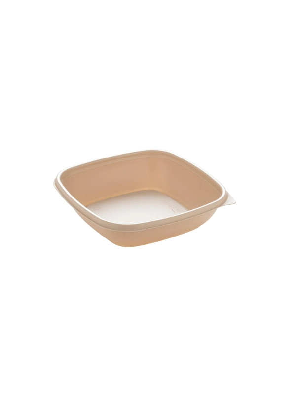 FastPac SQ16 N pojemnik kwadratowy 500ml op.50szt. (k/6) PP, beżowy, Sabert