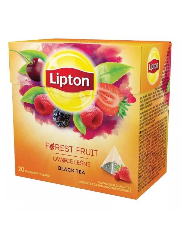 Herbata LIPTON owoce leśne, piramidki, 20 torebek, op. 1 szt.