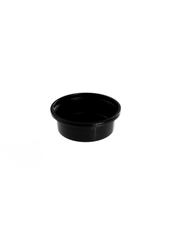 Pojemnik dressingowy, sosjerka PP 50ml B czarna śr.70mm TnP op. 100 sztuk