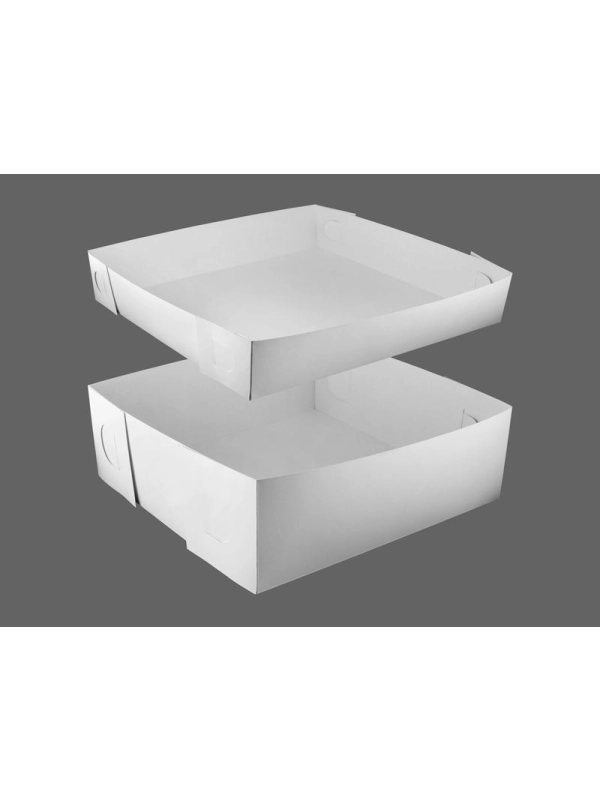 Pudełka cukiernicze składane z pokrywką 20x20x10 cm, cena za komplet 50szt