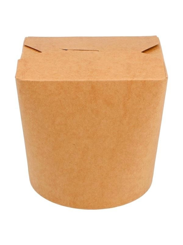 KEBAB BOX 750ml KRAFT op.50szt. dno okrągłe, zamykany
