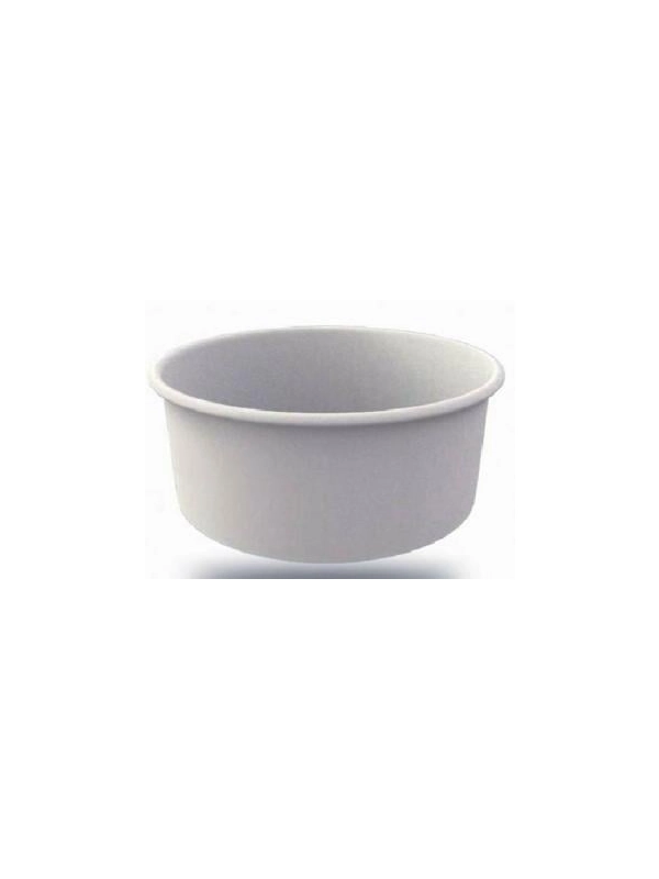 Miseczka papierowa biała 360ml do lodów op.25szt, śr. 102mm (k/20)