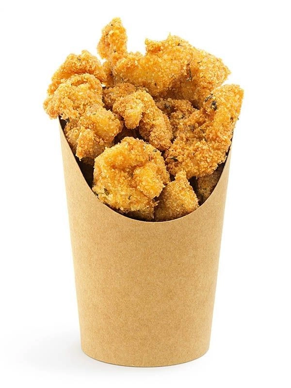 Kubek wrap,tortilla, frytki brązowy 350ml KRAFT 85x60xh120mm op. 65 sztuk
