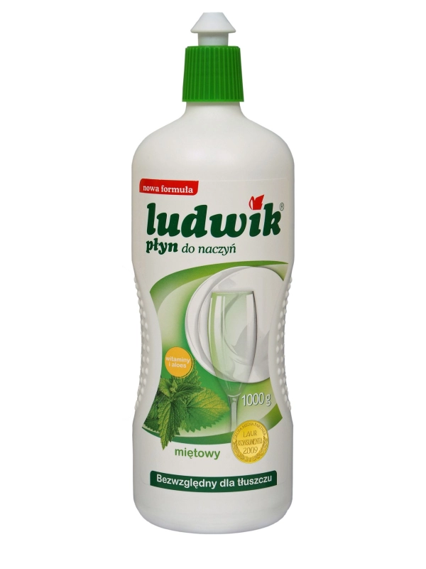 LUDWIK płyn do mycia naczyń 900 ml MIĘTA (12)
