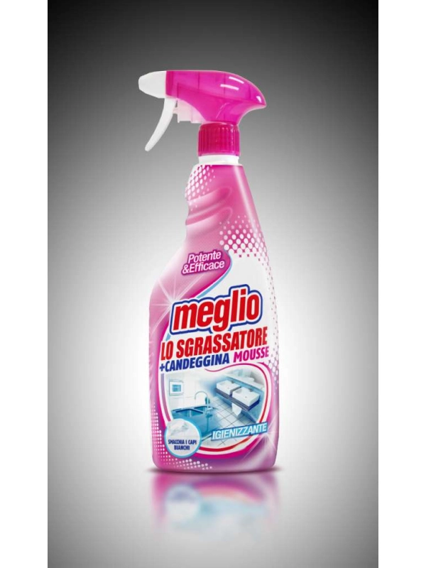 MEGLIO odtłuszczacz + wybielacz w piance 750ml spray w piance