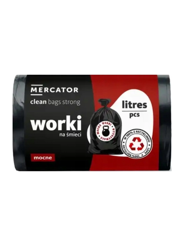Worki na śmieci mercator medical 60L mocne 10szt rolka Worki na śmieci mercator medical 60L mocne 10szt rolka
