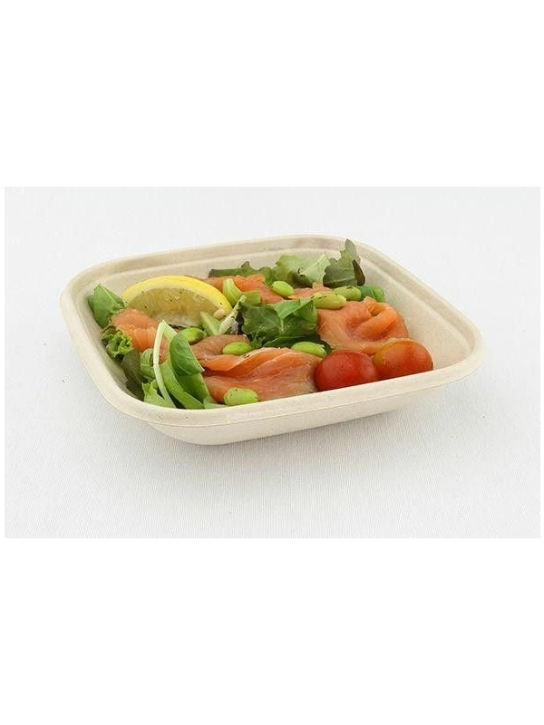Miska z trzciny cukrowej 17x17cm 500ml