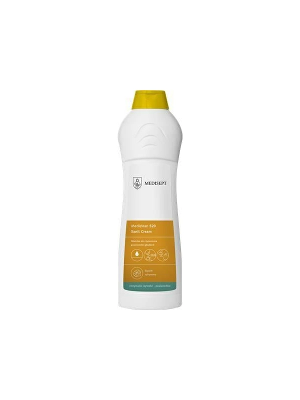 MEDICLEAN MC520 mleczko SanitCream 600ml Mleczko do czyszczenia powierzchni gładkich, cytrynowe