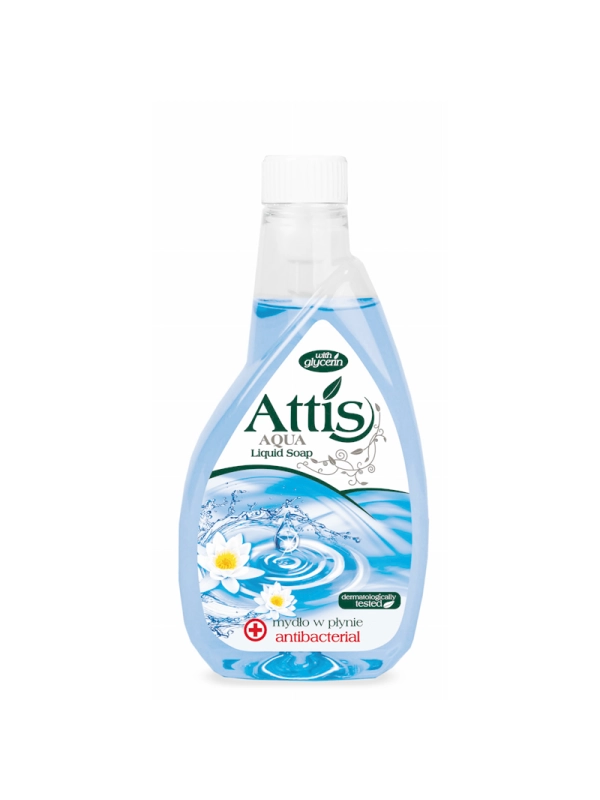 Mydło w płynie antybakteryjne 400ml ATTiS - zapas