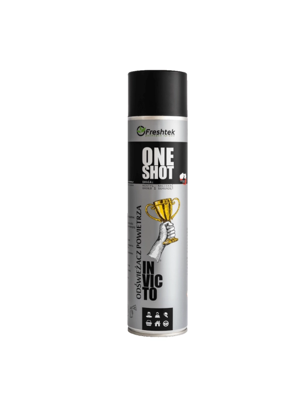 Freshtek One Shot odświeżacz 600ml nautralizator zapachów , INVICTO (k/12)