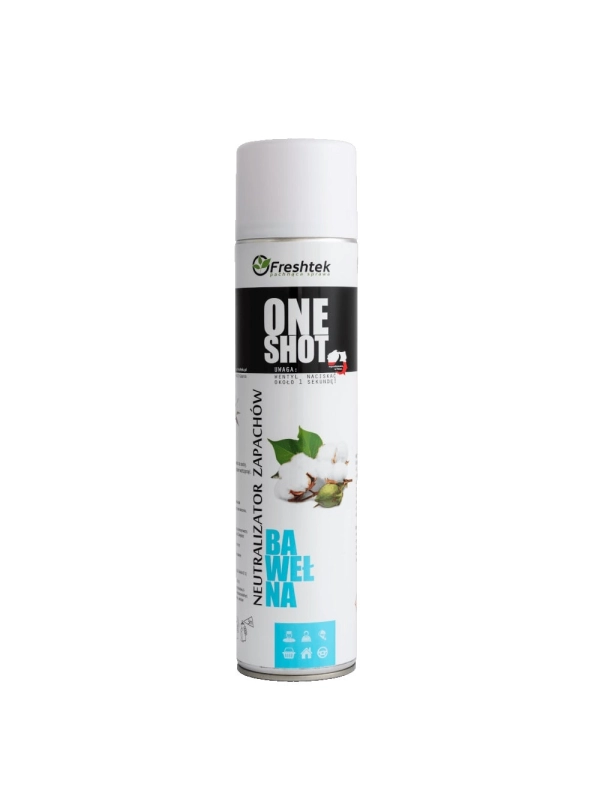 Freshtek One Shot odświeżacz 600ml nautralizator zapachów