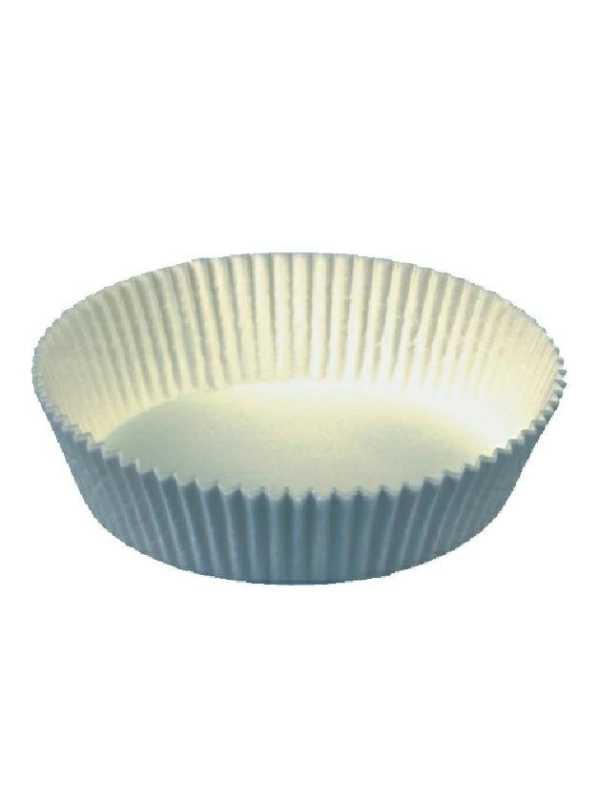 Papilotki śr.9cm wys.2,5 cm białe op. 1000 sztuk