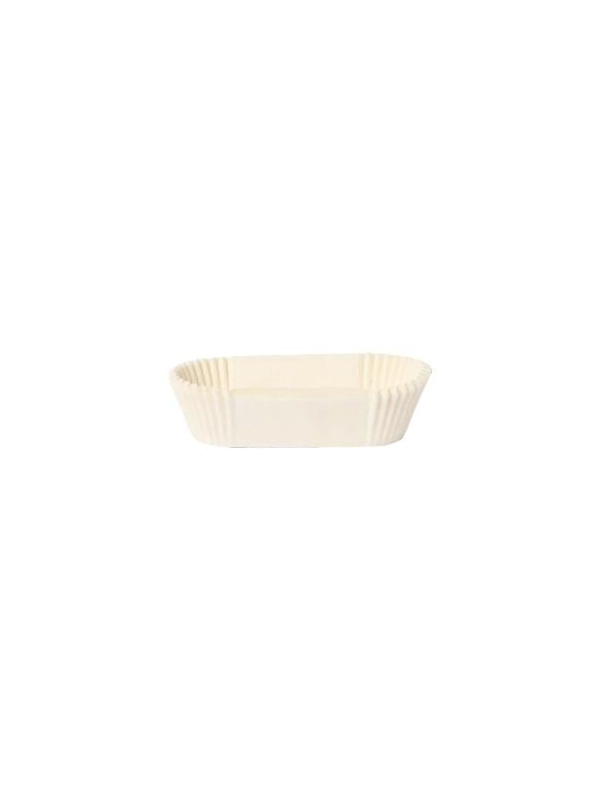 Papilotki owalne białe 5OV 105x40x25mm opakowanie 1000szt.