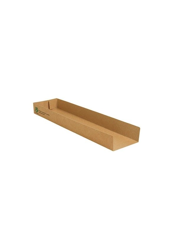 Podkładki kartonowe ZAPIEKANKI 28,5x7,3x3cm PURE biodegradowalne op. 80 sztuk
