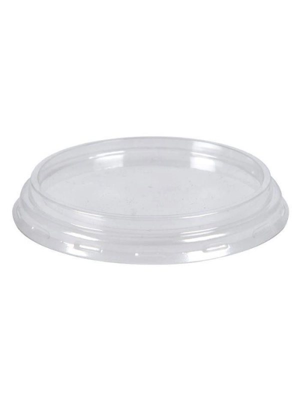 POKRYWKA do pojemnika sos, dip, dressing rPET fi 75mm transparent op. 100 sztuk