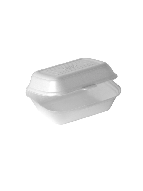 Pojemnik styropianowy HAMBURGER DUŻY Q 155x140x80mm HB6 op. 125 sztuk