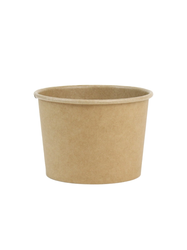 Miska śred.120mm KRAFT 600ml h.85mm op.50szt powleczenie PE (k/12)