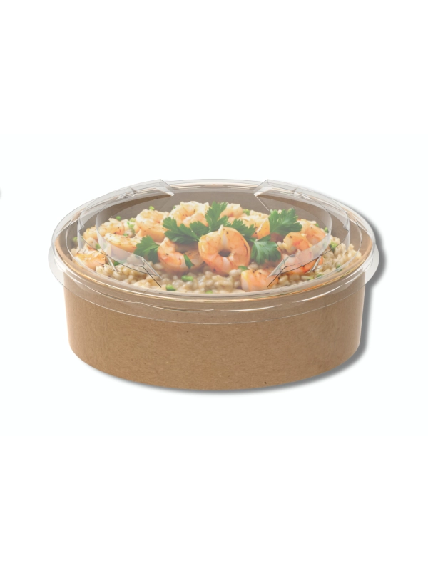 Miska fi.185mm KRAFT 900/1100ml h60mm op.50szt. PLASTIC FREE (k/6)