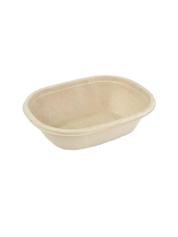 BePulp OV19 miska owalna 620ml op.50szt (k/6) 19x15 h 5cm, Sabert