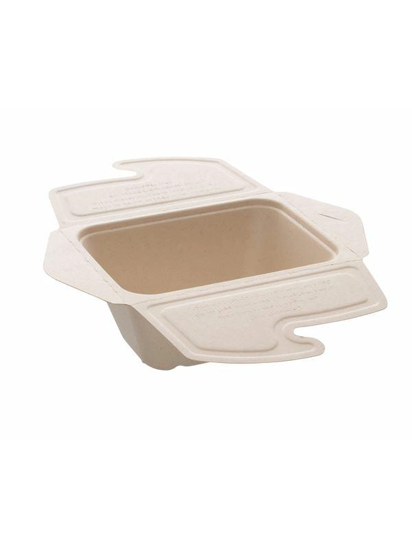 BePulp Meal Box To Go 750ml op.100szt (k/2) 17x13x7cm, Sabert