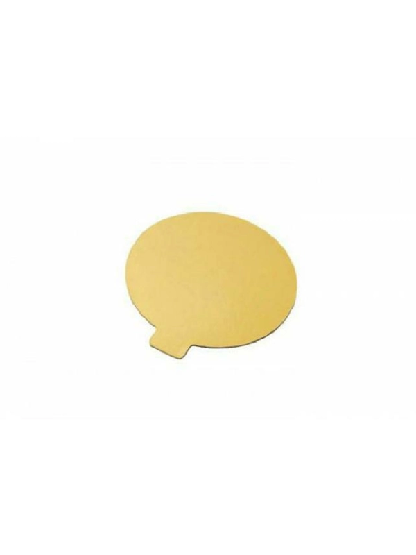 Złoty krążek pod tort śr.10cm op.100szt 700g